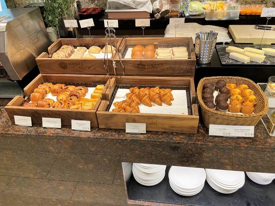ハイアットリージェンシー那覇沖縄朝食のパン類