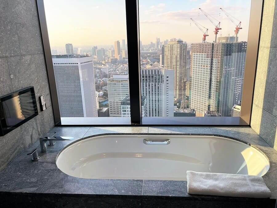 オークラ東京の部屋風呂