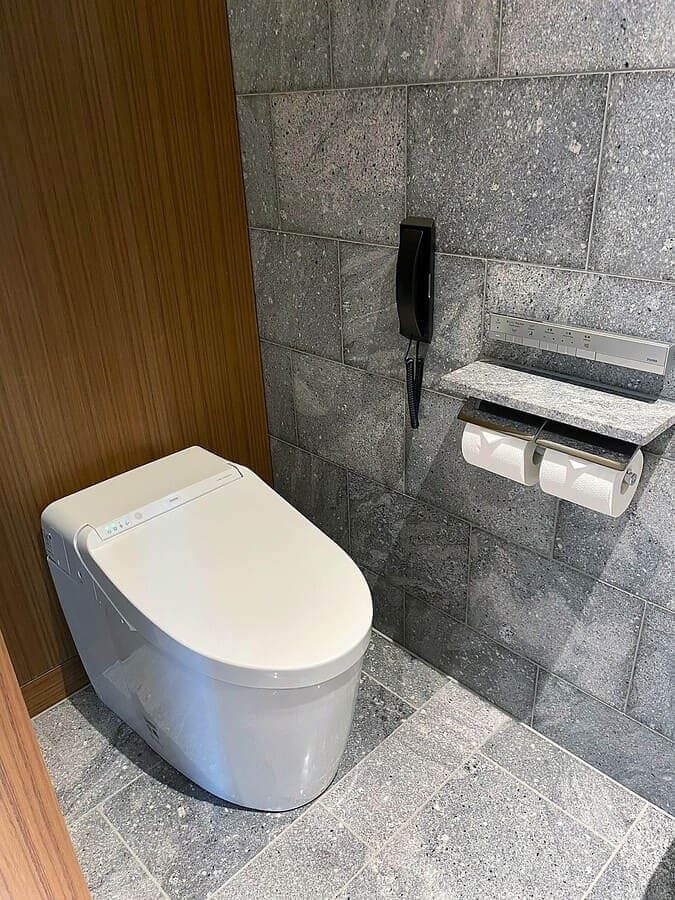 オークラ東京の部屋トイレ