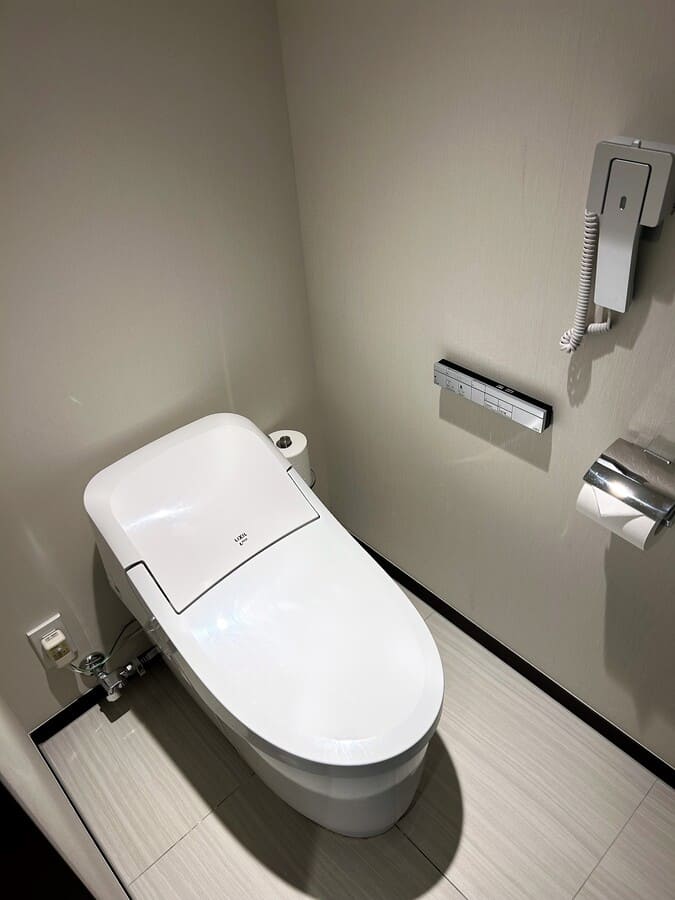 インターコンチネンタル東京の部屋のトイレ