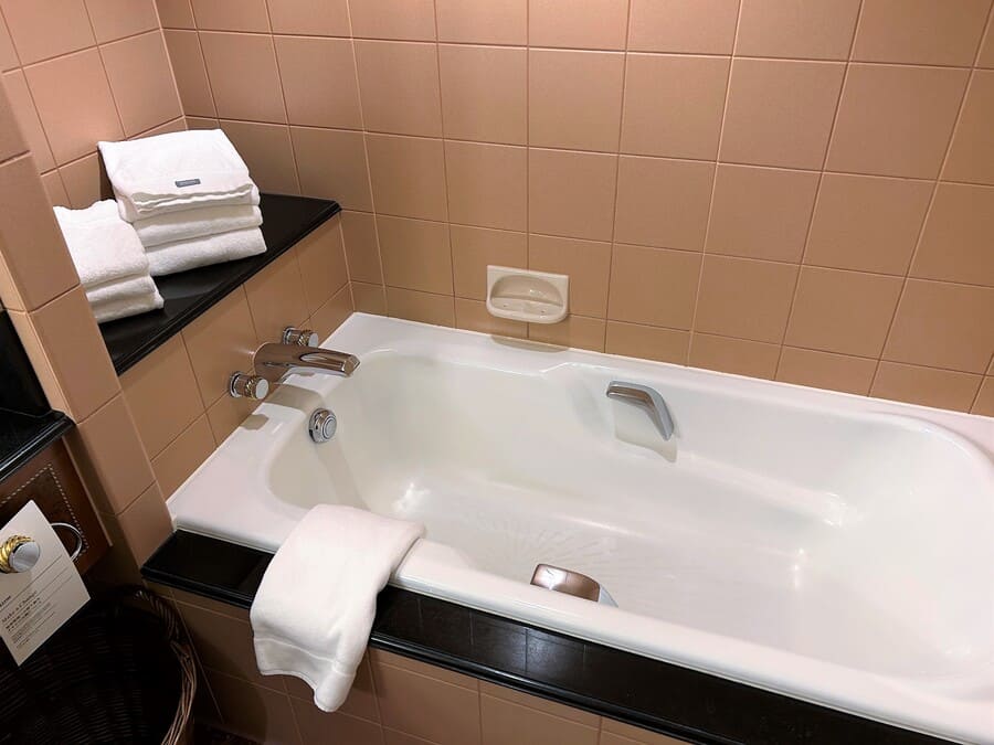 ウェスティンホテル東京部屋のお風呂