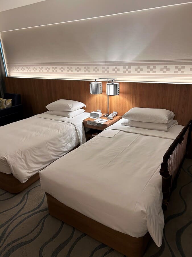 ルネッサンスリゾートオキナワの部屋のベッド